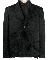 Comme Des Garcons Homme Plus Comme Des Garons Homme Plus Abstract Pattern Asymmetric Blazer