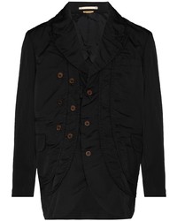 Comme Des Garcons Homme Plus Comme Des Garons Homme Plus Ruched Detail Single Breasted Blazer