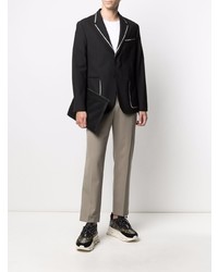 Karl Lagerfeld Contrast Detail Blazer