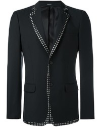 Alexander McQueen Contrast Edge Blazer Jacket
