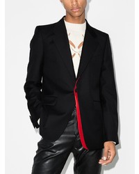 Givenchy Contrast Trim Single Breasted Blazer