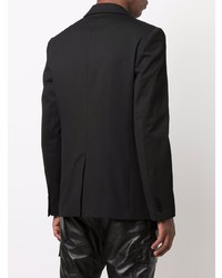 Karl Lagerfeld Contrast Trim Single Breasted Blazer