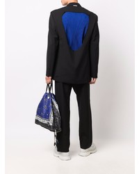 Vetements Cut Out Single Breasted Blazer