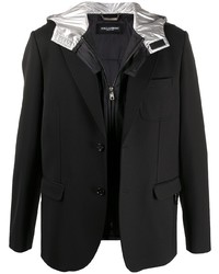 Dolce & Gabbana Detachable Hood Blazer