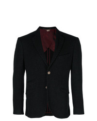 Maurizio Miri Fitted Button Up Suit Jacket