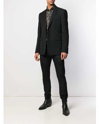 Saint Laurent Fitted Single Breasted Blazer