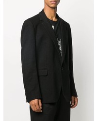 Ann Demeulemeester Fitted Single Breasted Blazer