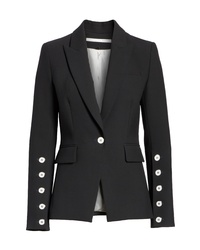 Veronica Beard Fogg Button Sleeve Dickey Jacket
