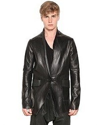 Giorgio Brato Double Nappa Leather Blazer Jacket