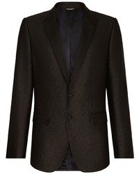 Dolce & Gabbana Glittered Single Breasted Blazer
