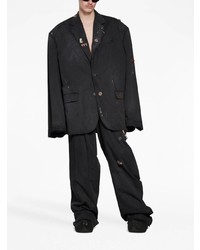 Balenciaga Goth Tailored Single Breasted Blazer