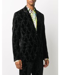 Paul Smith Jacquard Single Breasted Suit Jacket