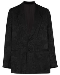 Iroquois Kimono Tonal Pattern Blazer Jacket