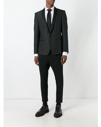Dolce & Gabbana Micro Dotted Tuxedo Jacket Black
