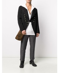Ann Demeulemeester Military Style Fitted Jacket