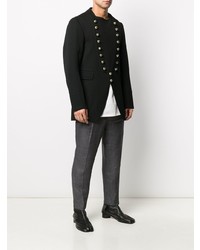 Ann Demeulemeester Military Style Fitted Jacket