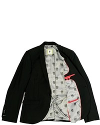 Noose Monkey Noose Monkey Suit Jacket With Stretch And Shawl Lapel In Super Skinny Fit