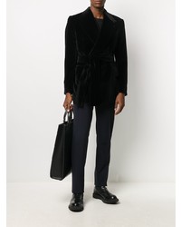 Dolce & Gabbana Notch Lapel Tie Waist Jacket