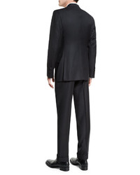 Tom Ford Oconnor Base Solid Two Piece 130s Wool Master Twill Suit Black