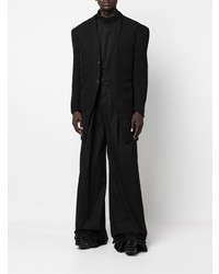 Rick Owens Panelled Single Breasted Blazer