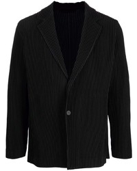 Homme Plissé Issey Miyake Pleated Single Breasted Blazer