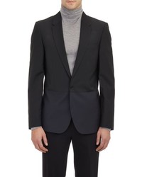Paul Smith Ps By Colorblocked Single Button Sportcoat Black