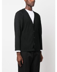 Homme Plissé Issey Miyake Ribbed Single Breasted Blazer