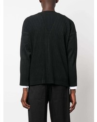 Homme Plissé Issey Miyake Ribbed Single Breasted Blazer