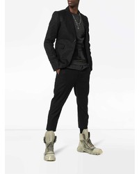 Rick Owens Rip Stop Tailored Suit Jacket