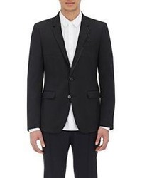 Wooyoungmi Satin Trimmed Sportcoat Black