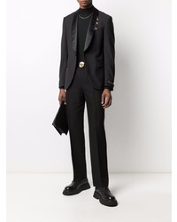 Versace Shawl Lapel Suit Jacket