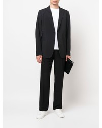 Theory Single Breasted Crepe Blazer
