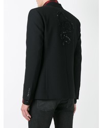 Saint Laurent Single Breasted Jacket Black