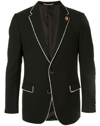 Education From Young Machines Single Breasted Trimmed Blazer