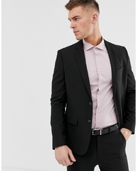 New Look Skinny Suit Jacket In Black