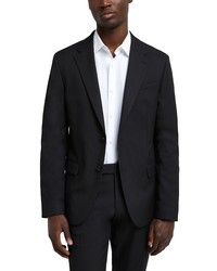 River Island Skinny Twill Suit Jacket In Black At Nordstrom