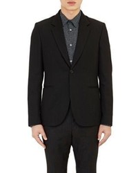 Paul Smith Slub Single Button Sportcoat Black