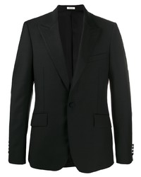 Alexander McQueen Stitched Lapel Tuxedo Jacket