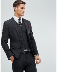 ASOS DESIGN Super Skinny Fit Suit Jacket In Charcoal