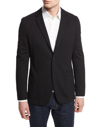 Theory Tobius Harvel Two Button Sport Coat Black