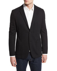 Theory Tobius Harvel Two Button Sport Coat Black