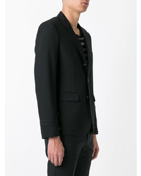 Saint Laurent Trim Detail Jacket Black