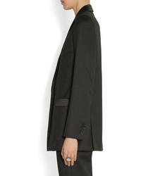 Givenchy Tuxedo Jacket In Wool Twill Black