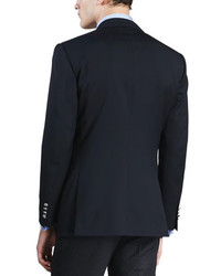 Ralph Lauren Black Label Wool Two Button Blazer Navy