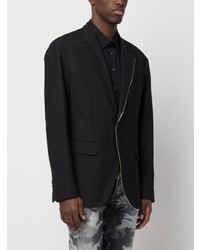 DSQUARED2 Zip Detail Single Breasted Blazer