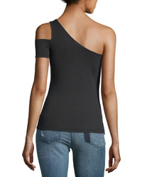 Splendid 1x1 One Shoulder Fitted Top