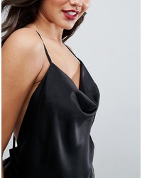 Asos Backless Cowl Neck Top