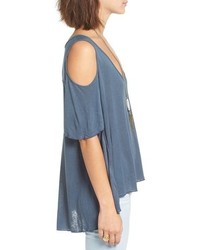 Free People Bittersweet Cold Shoulder Top