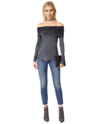 Free People Cosmo Cowl Long Sleeve Top