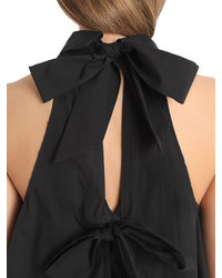 Cameo Cotton Top W Open Back Bow Detail